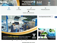Tablet Screenshot of expoindustrial.com.co